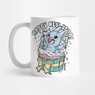 Happy New Year 2023 bunny Mug